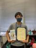 Doctoral student Tomohiro Kawai (Plant Symbiosis Lab) received the best presentation Award for young scientist on the 30th annual meeting of Japanese Society of Plant Microbe Interactions