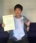 ストレス微生物科学研究室の示野 誠也さん（博士後期課程3年）が「第67回日本生化学会近畿支部例会」において「優秀発表賞」を受賞