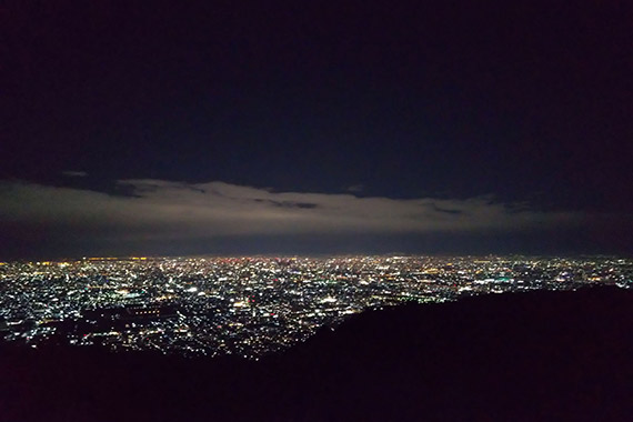 生駒山からの夜景